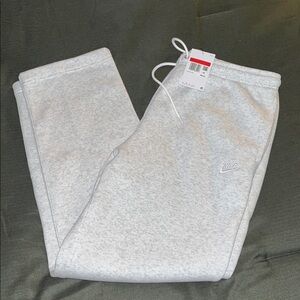 Nike Gray standard fit straight leg regular length sweatpants